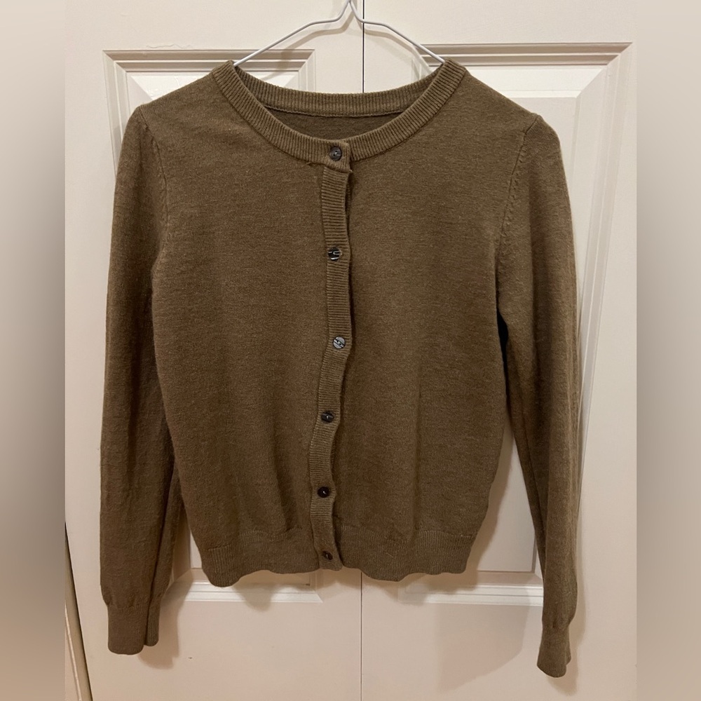 Classic Tan Women's Cardigan